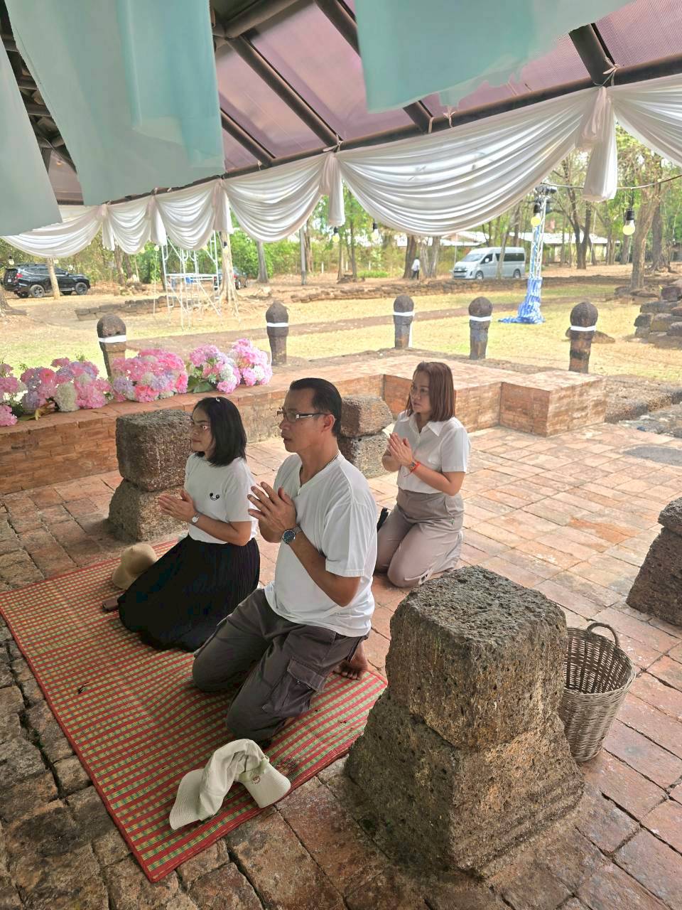 title - วันที่ 24 กุมภาพันธ์ 2569 นายวิทูล ประดิษฐบุญ พร้อมด้วย เจ้าหน้าที่ ส.ป.ก.ปราจีนบุรี เข้าร่วมพิธีบวงสรวงงานเทศกาลมาฆปูรมีศรีปราจีน ครั้งที่ 40